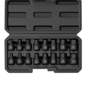 R-YTPT-16PCS RENITECO Drive Hex Socket Set Steel