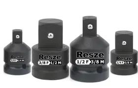RESZE-4PC RESZE Impact Socket Adapter Reducer Set Drive