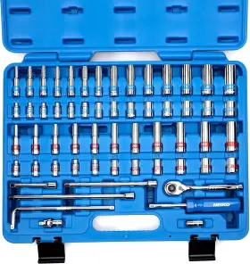 02514A RIDGEROCK TOOLS Drive Ratchetandsmallsocketset Steel