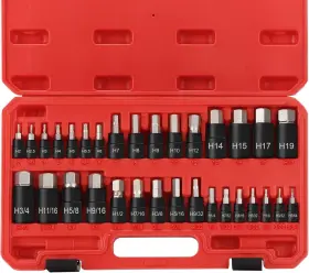 HBS01-001 RIMKOLO Hex Impact Bit Socket Set Allen