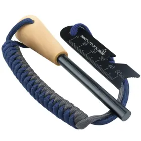 1-2-3-4-5-6 RKR OUTDOOR Ferro Rod Flint Fire Starter Wood Th