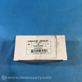 1867494 ROBERTSON INC Box Driver Bits Hex Finish