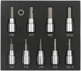 744430907057 ROWIZ Drive Hex Bit Set Allen Socket Key