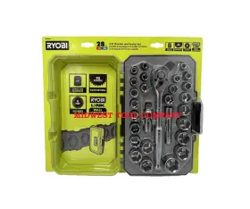 RHMTS22801 RYOBI Drive Point Socket Set