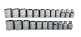 3-8SAE RYOBI Rymts Drive Point Socket Set