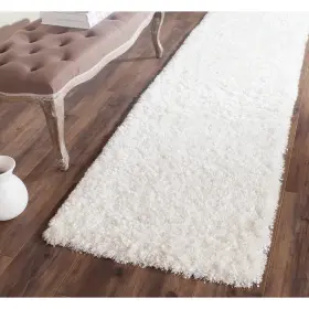 MLS431W-24 SAFAVIEH Malibu Shag Accent Rug Handmade Solid