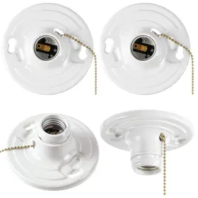 B0F89WBDC1 SAYSUREY Light Socket Chain Bulb Outlet Box