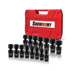772728014859 SHOWMEMY Drive Impact Joint Socket Set Points