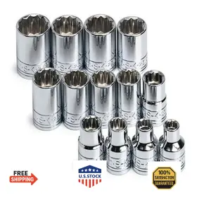 B00003030C SK Tools Drive Point Standard Socket Set