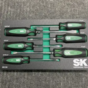 86336 SK HAND TOOLS Cushion Grip Auto Screwdriver Set