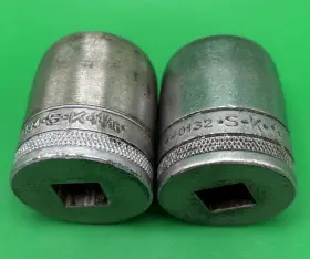 40132-40134 SK PROFESSIONAL TOOLS Drive Sockets Knurled #2