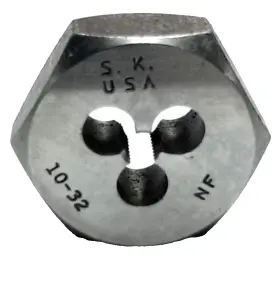 96105 SK PROFESSIONAL TOOLS Steel Fractional Hexagon Die Nf