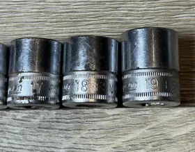 16MM-19MM SNAP-ON Drive Flank Shallow Socket Set #2