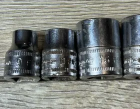 16MM-19MM SNAP-ON Drive Flank Shallow Socket Set #3