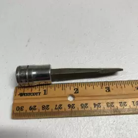 F31E SNAP-ON Tools Screwdriver Bit Socket Drive Flat Tip #3