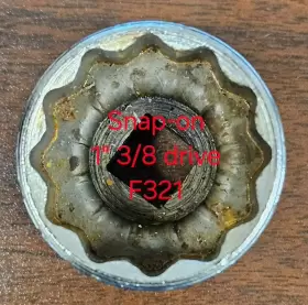 F321 SNAP-ON Point Socket Drive #2