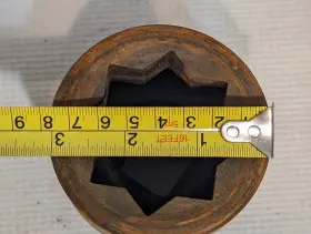 SIM-754 SNAP-ON Point Star Railroad Socket Drive #2
