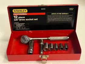 86-918 STANLEY Drive Incomplete Socket Set