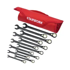 653825 STARWORK Mechanic Reversible Ratcheting Wrench Fas