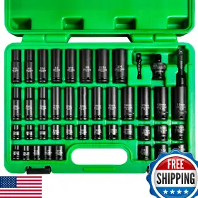B0C694PT68 STEEL VISION Impact Socket Set Std