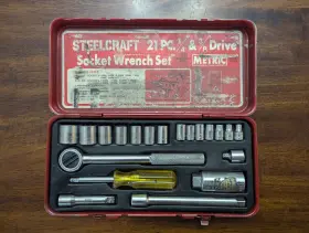 9825 STEELCRAFT Socket Drive Forged Steel Combination Wrench