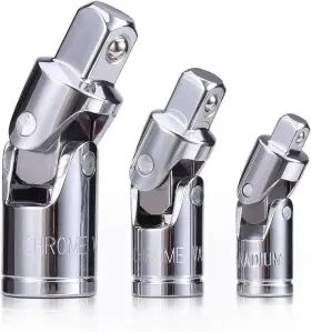 190065886616 STRUGDEAS Joint Socket Set Vanadium Steel Swivel