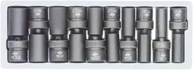 2659 SUNEX TOOLS Drive Impact Socket Set