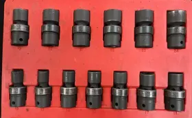 2665 SUNEX TOOLS Drive Impact Socket Set