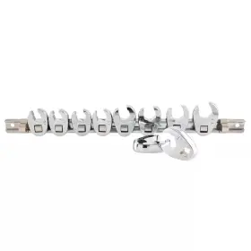 Sunex Tools 705353512988 3/8 Inch Drive Metric Crowfoot Flare Nut Wrench Set 10-piece