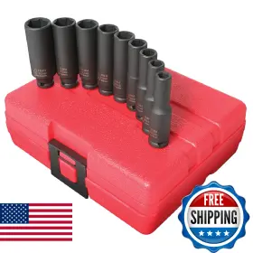 B0002SR9AY SUNEX TOOLS Drive Impact Socket Set