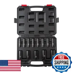 B0002SR9QI SUNEX TOOLS Drive Standard Impact Socket Set