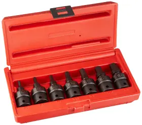 B000MCW36A SUNEX TOOLS Drive Hex Bit Driver Impact Socket Set