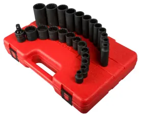 SUN3326 SUNEX TOOLS Drive Impact Socket Set