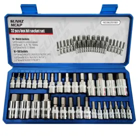 B0914XS1T4 SUNHZ MCKP Allen Hex Socket Set Drive Steel