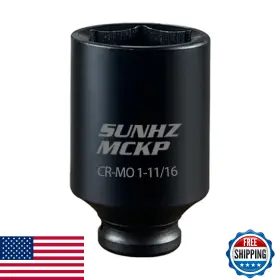 B0D1KK24BN SUNHZ MCKP Drive Impact Socket Point Axle Nut