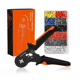 6-4A SWANAMB Ferrule Crimping Tool Racheting Plier Kit