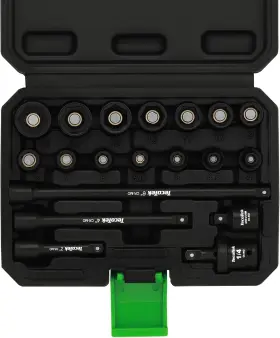TC039 TECOTEK Drive Shallow Magnetic Impact Socket Set