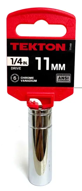 11149 TEKTON Drive Point Socket Vanadium Steel