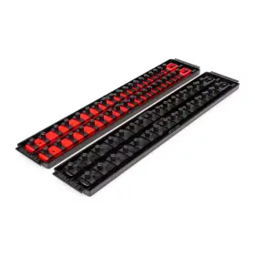 Tekton 313024840874 3/8 Inch Drive Socket Rail And Tray Set 68-tool