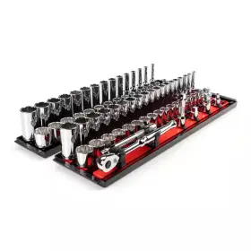 445046965945 TEKTON Drive Socket Ratchet Set Rails