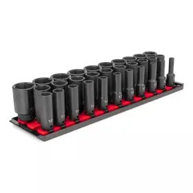 744110188134 TEKTON Drive Impact Socket Set Rails