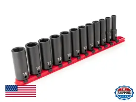 B0941PVXV6 TEKTON Drive Impact Socket Set Rail