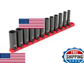 B09MWP9K7M TEKTON Drive Impact Socket Set Rail