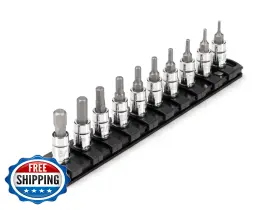 B0BJW88BX8 TEKTON Drive Hex Bit Socket Set Rail