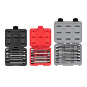 Tekton B0bzwzchy1 3/8 Inch Drive Long Hex And Torx Bit Socket Set Cases 31-piece 1/8-3/8