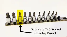 SHB91103 TEKTON Drive Torx Bit Socket Set Rail #2