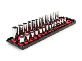 SHD90214 TEKTON Drive Socket Set Rails Tray