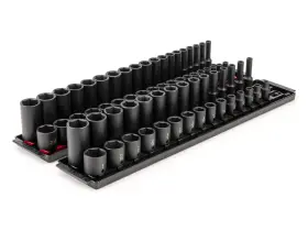 SID91218 TEKTON Drive Impact Socket Set Rails Trays