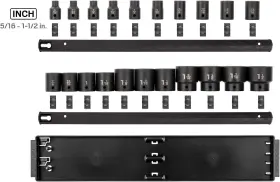 SID92102 TEKTON Drive Impact Socket Set Rails #2