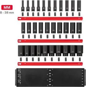 SID92105 TEKTON Drive Impact Socket Set Rails #2